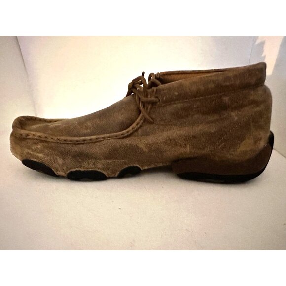Twisted X Mens Brown Moccasin Shoes MDM0003 Leather Upper Size 8 - Picture 3 of 10